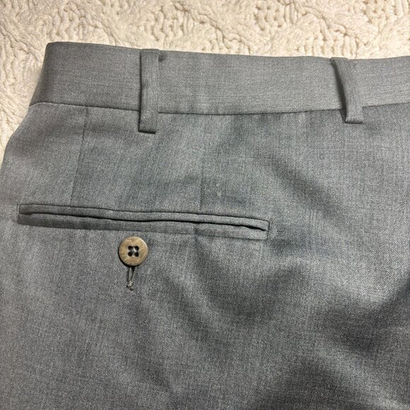 Ermenegildo Zegna Mens Wool Micronsphere Gray Dress Pants‎ Size 52R 36x30.5 - Picture 10 of 16